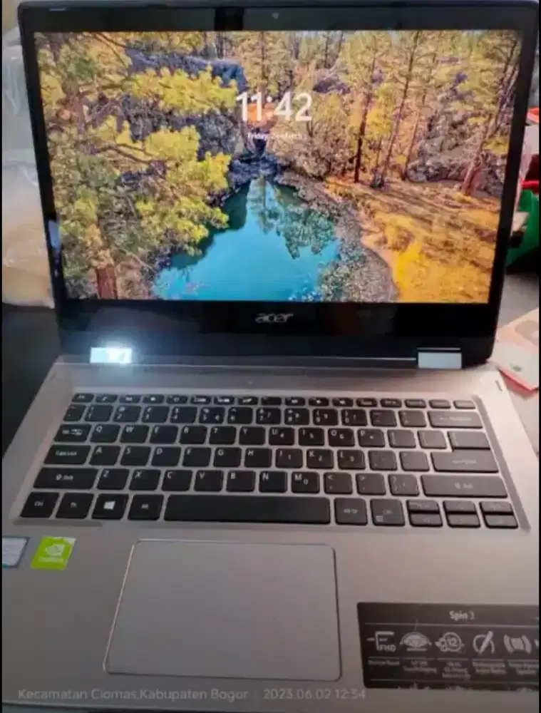 Acer core i5 touch screen thn 2020 windows 11 ori