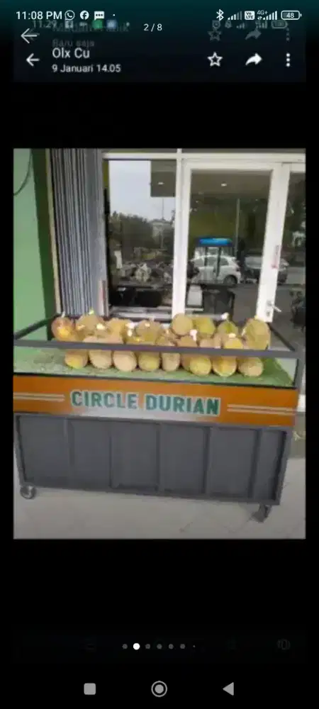 Gerobak makanan dan minuman