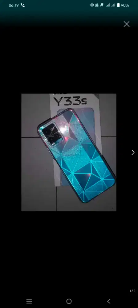 Vivo y33s Full set (kardus, charger masih baru ori , headset, case