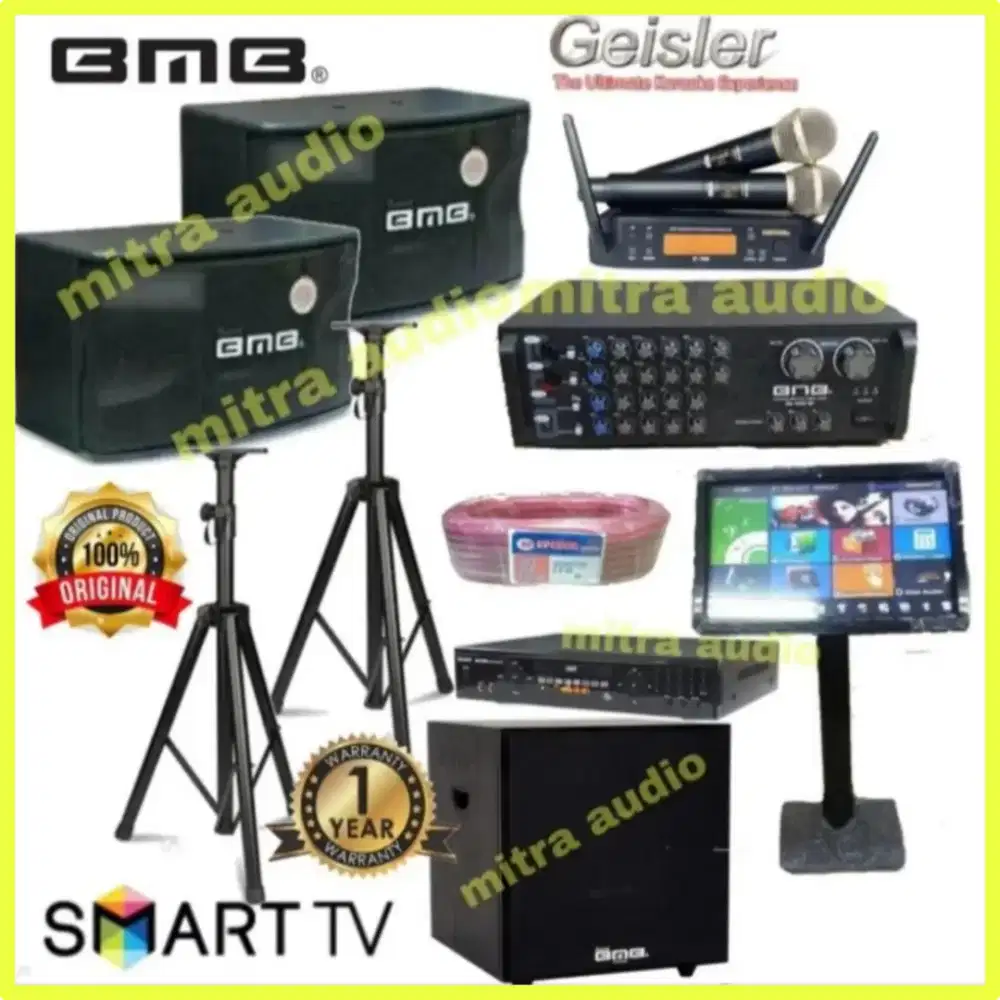 Paket karaoke bmb 8 inch original paket room karaoke rumahan