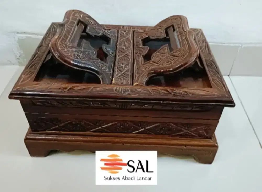 Tempat Baca ALQURAN & Menyimpan Bahan Kayu Jati
