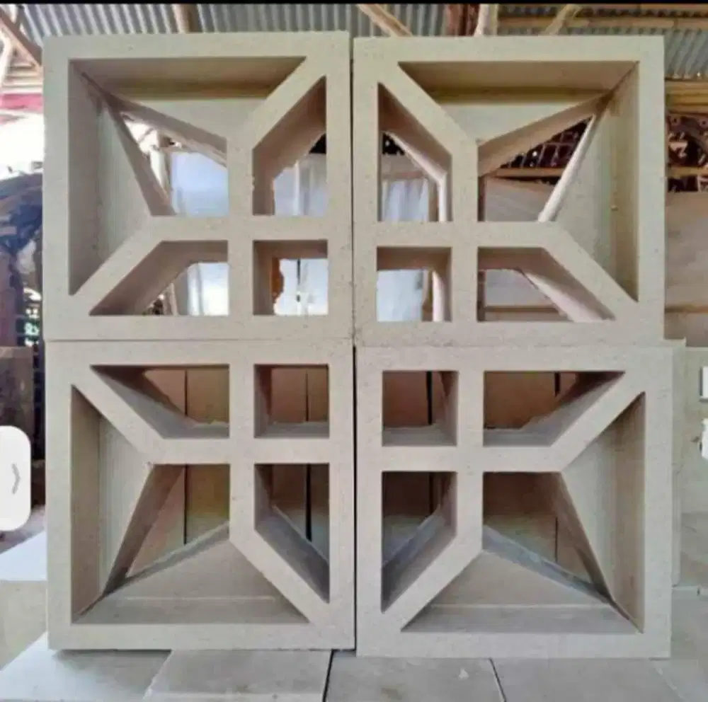 Lubang angin minimalis ukuran 20x20cm banyak motif