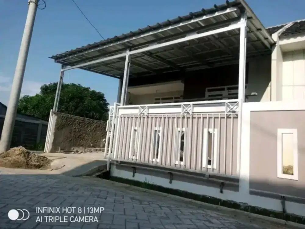 Kanopi baja ringan alderon permeter pasang untuk teras dan renovasi