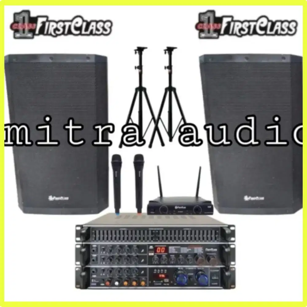 Paket karaoke firstclass 15 inch original paket karaoke rumahan