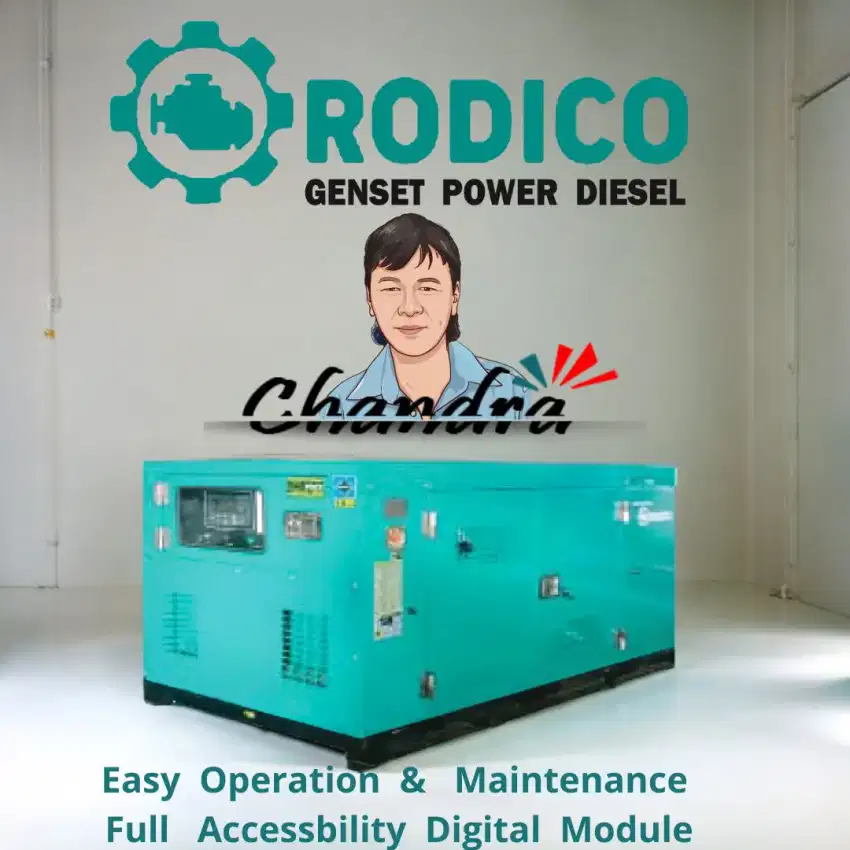 Genset  Soundproof  Rodico 30 KVa