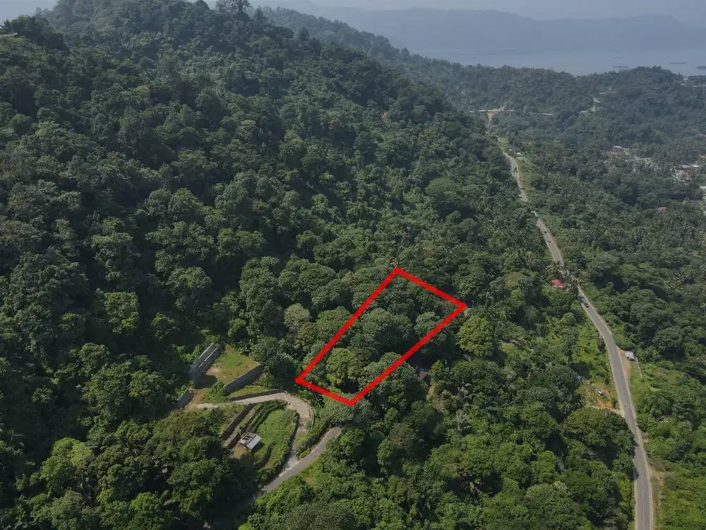 Dijual Tanah 2,600m View Laut di Air Manis - cocok utk Villa/Investasi