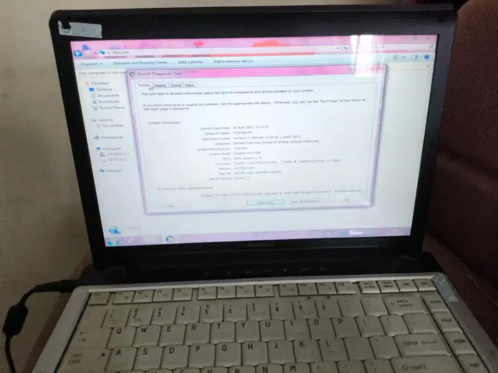 Jual cepat laptop Toshiba