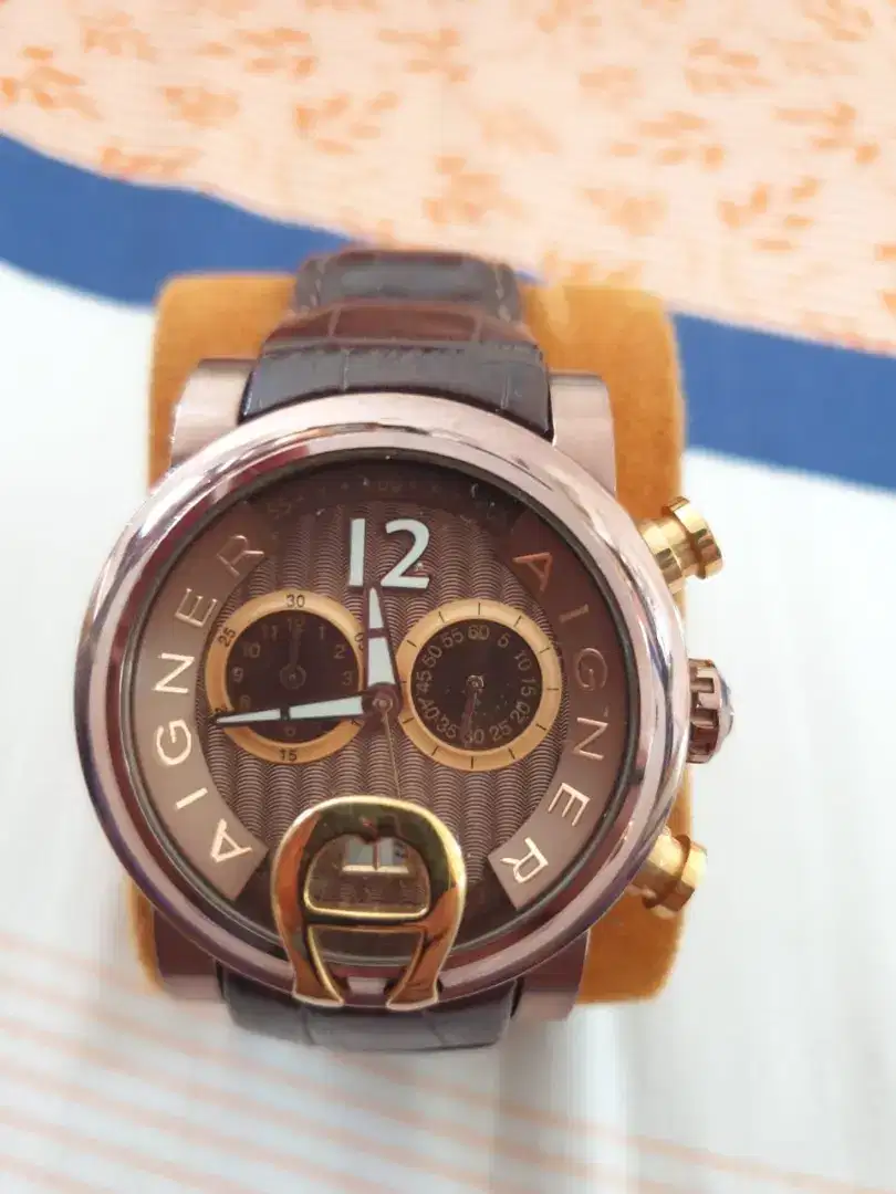 Jam tangan Pria Aigner Original Lengkap