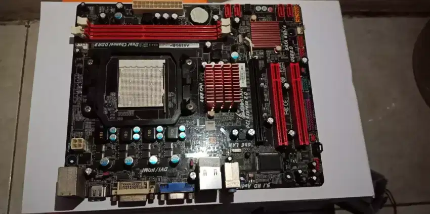 Motherboard amd biostar a880 gb+ socket am3 minus