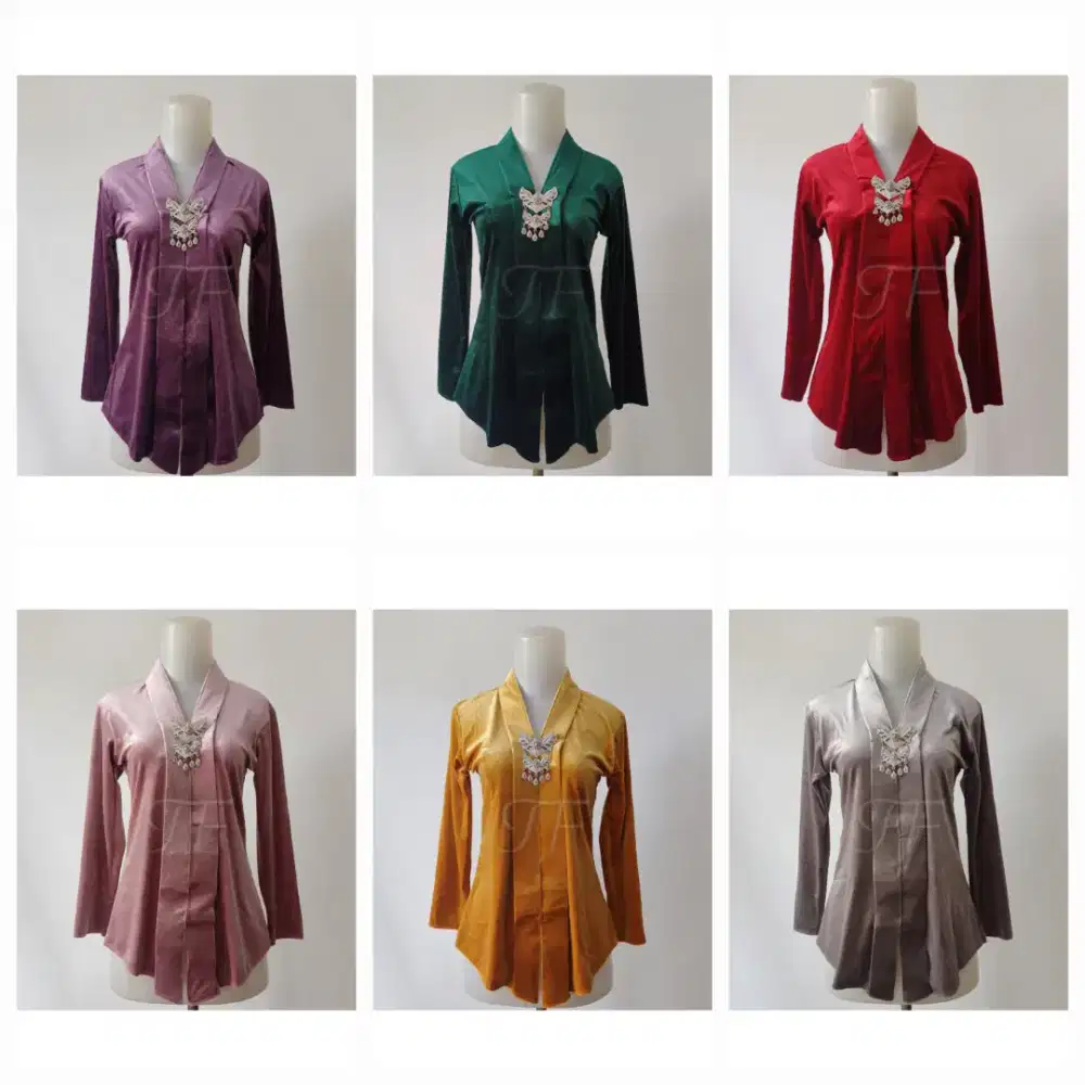 Kebaya Floy Bludru Premium