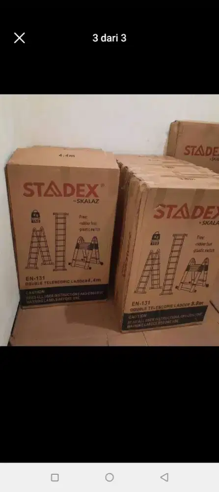 Tangga lipat model telkom, Tangga teleskopik Doble