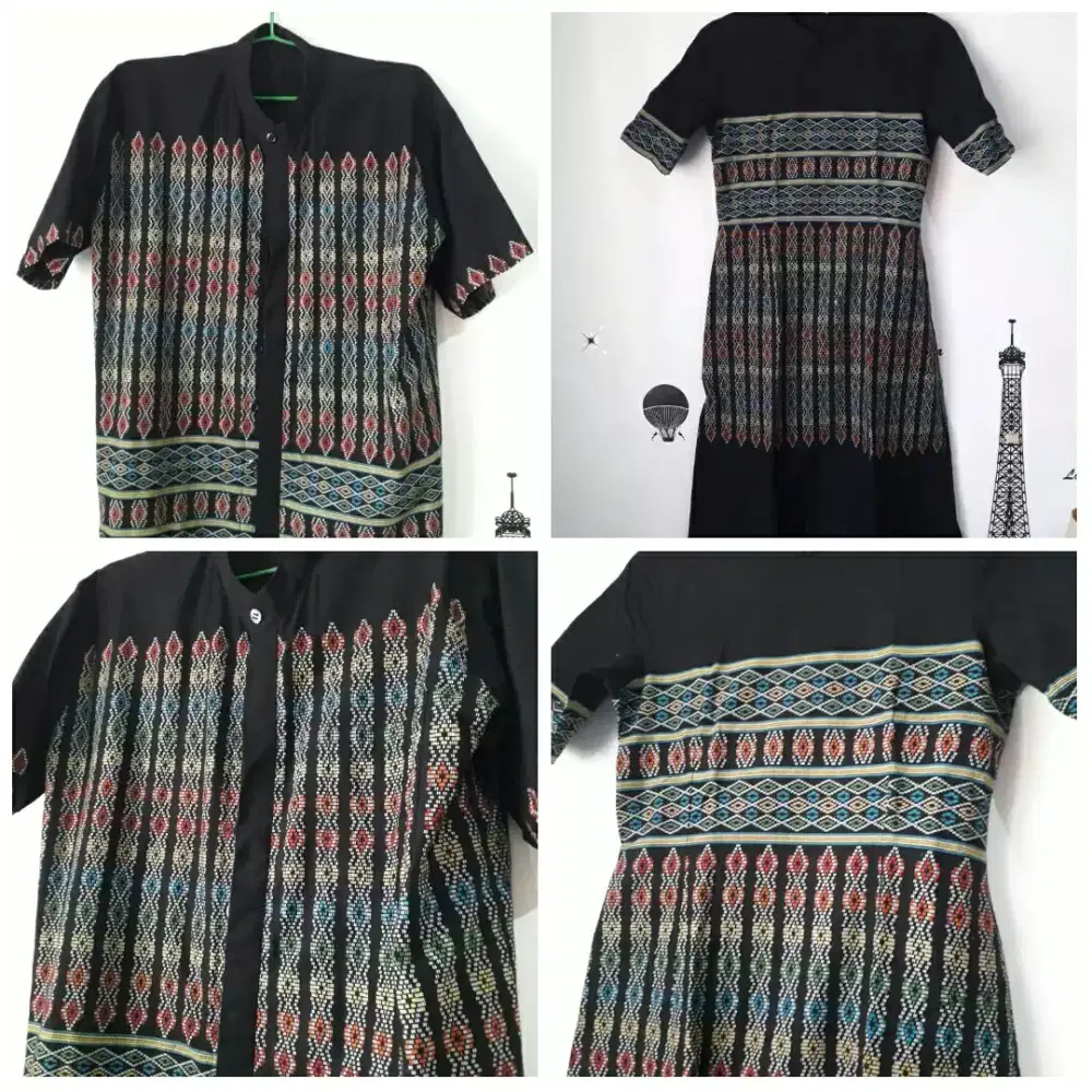 Baju sarimbit pasangan couple an.size M semua.masih bagus.