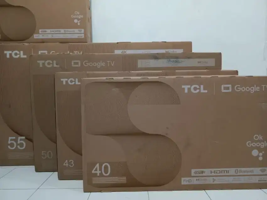 Smart TV Android TCL 32-55 Netflix YouTube Digital Garansi resmi 3th