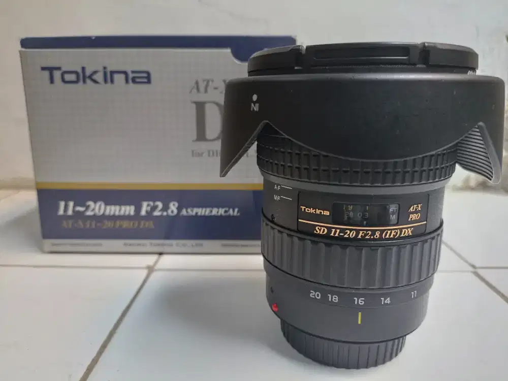 Lensa Tokina ATX PRO DX 11-20mm F 2.8 for Canon