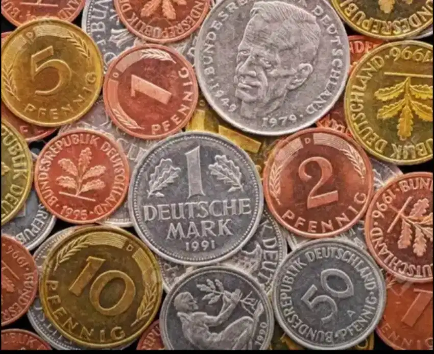 Koleksi mata uang Jerman Barat (deusche Mark)