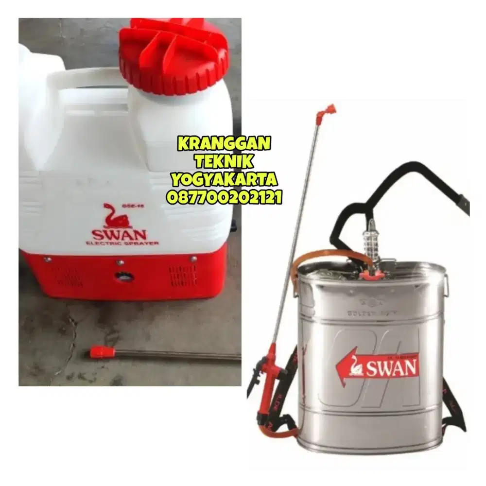 (KRANGGAN TEKNIK)knapsack hama Swan sprayer gendong utk pestisida