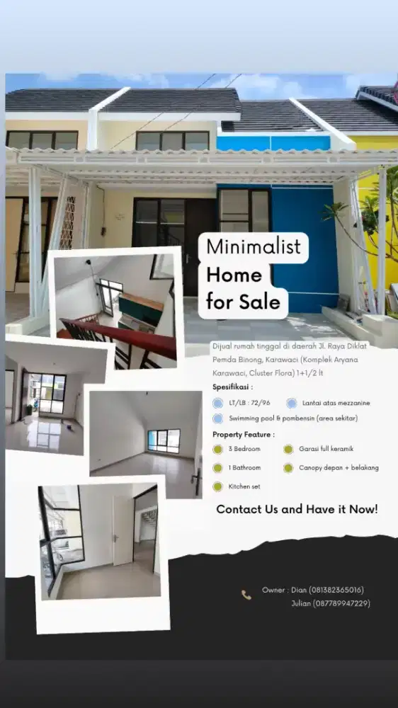 Over Kredit Perumahan Aryana Karawaci Cluster Flora