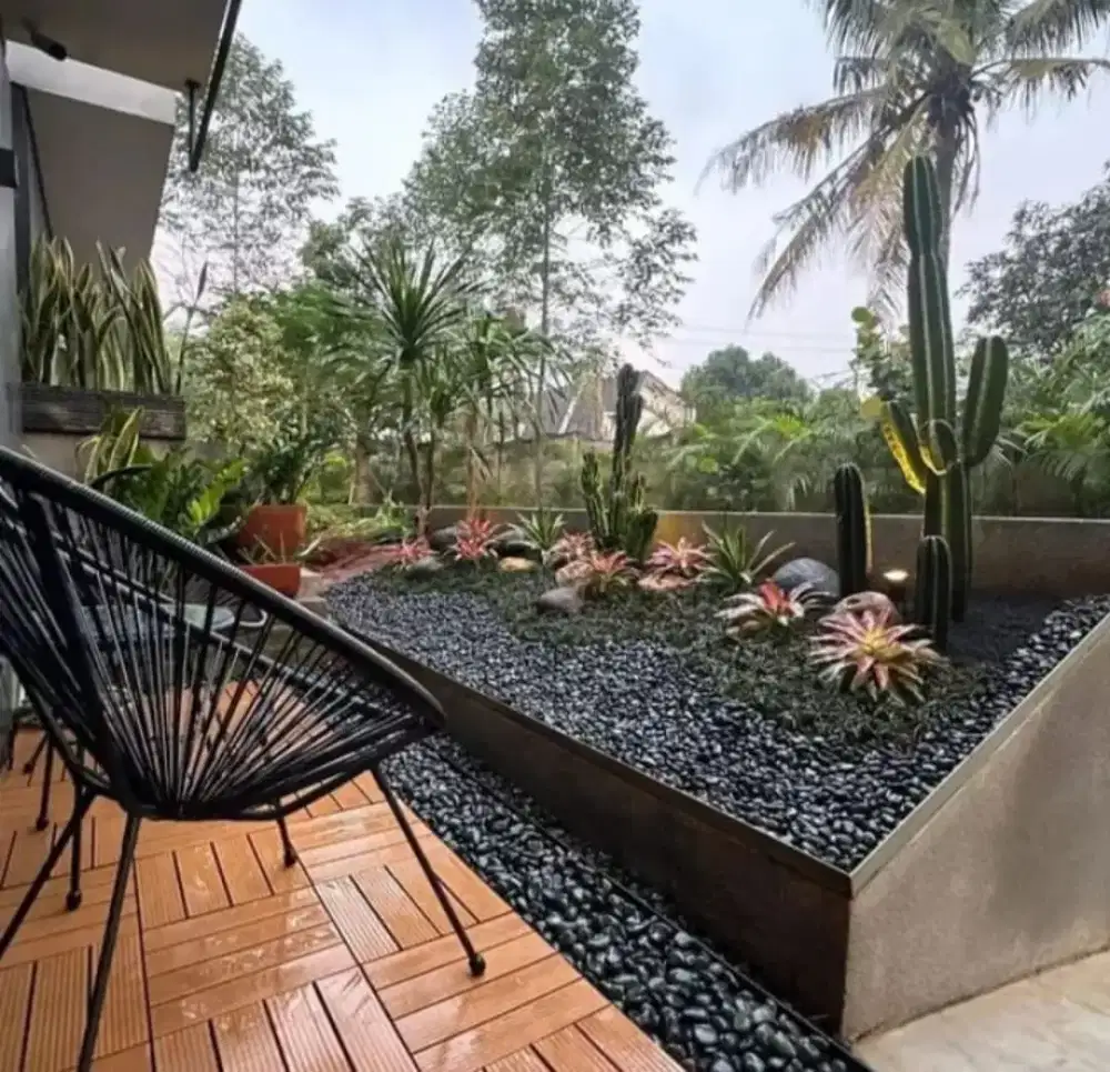 Jasa pembuatan taman kering