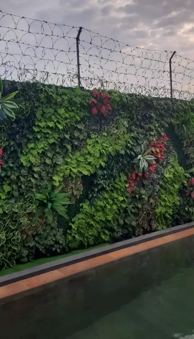 Taman vertikal garden sentetis