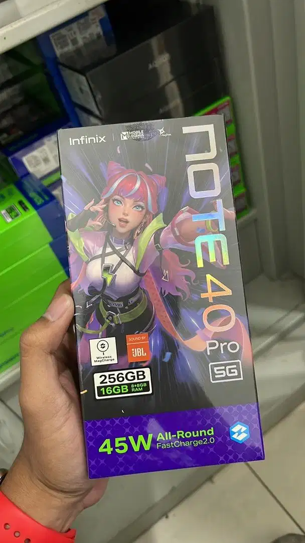Infinix Note 40 Pro 5G 8/256 Garansi resmi