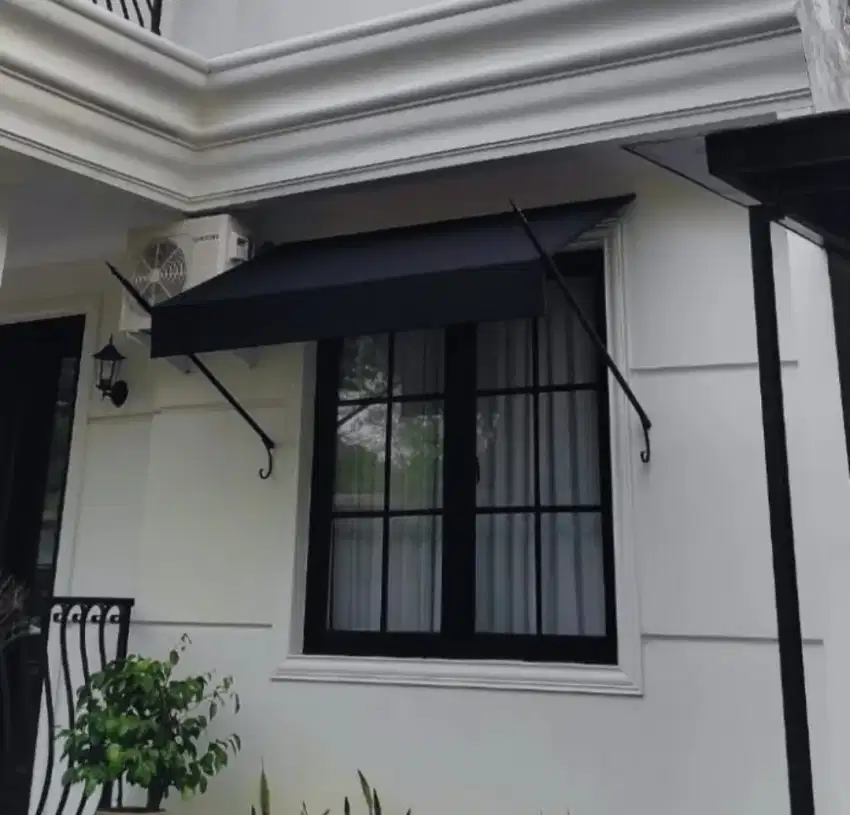 Kanopi awning kain model tumbak
