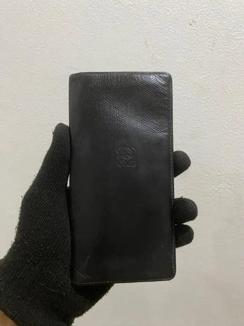 Dompet panjang kulit loewe black