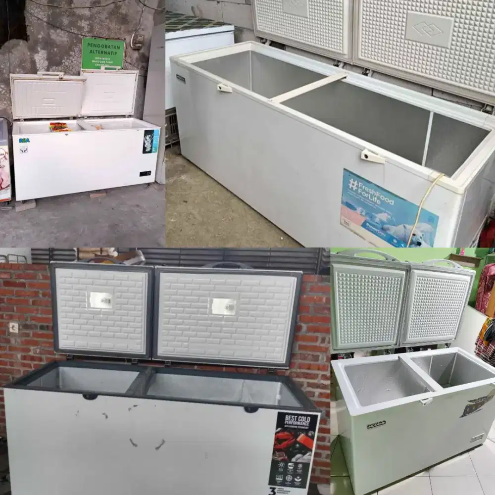 DIBELI BORONGAN & SATUAN BEKASNYA FREEZER SHOWCASE KULKAS AC TV DLL