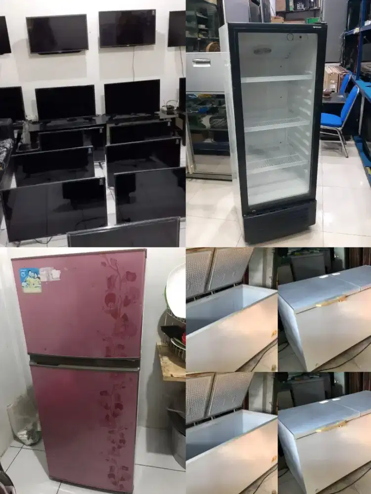 DIBELI SATUAN & BORONGAN BEKASNYA TV AC KULKAS FREEZER SPRINGBED SOFA