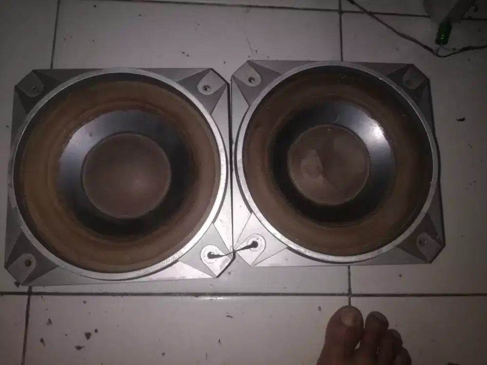 Sepasang speaker woofer double coil uk 6 inch