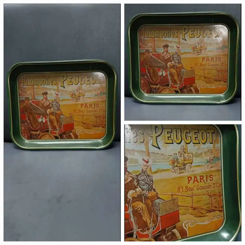 pajangan nampan 1 antik vintage tebal