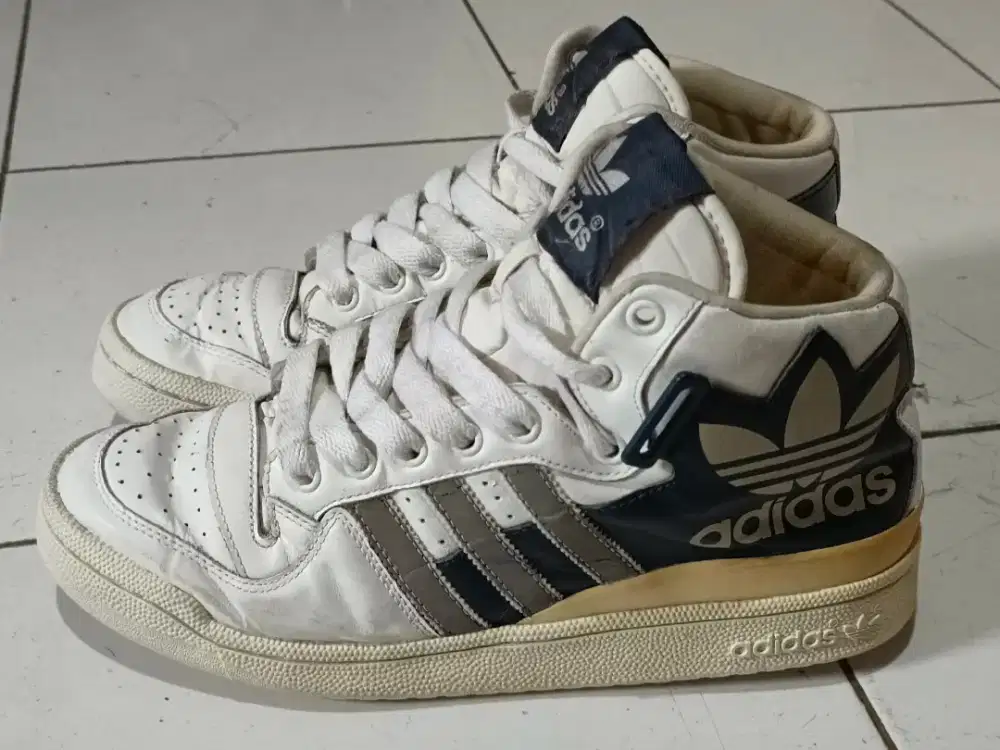 Sepatu rare Adidas Forum high Big Logo sz 43