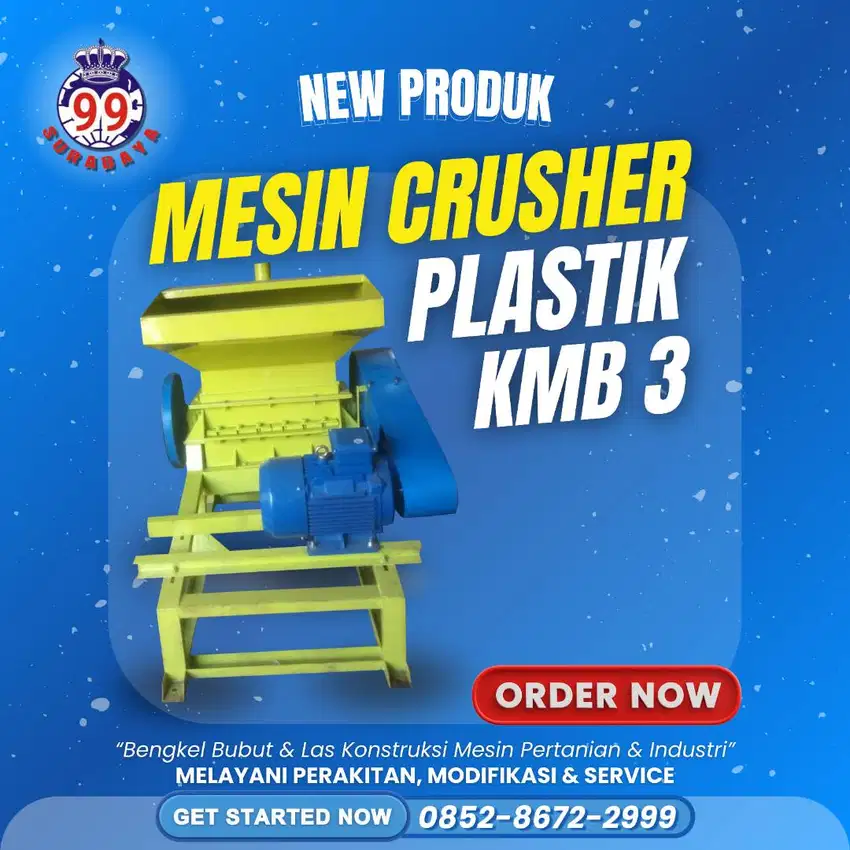 MESIN PENGHANCUR / GILING / PENCACAH PLASTIK / KERTAS / EMBERAN KMB-3