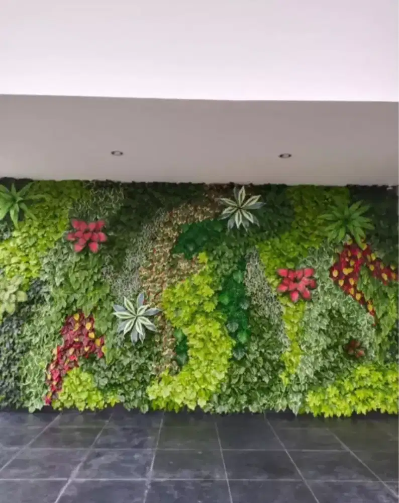 Jasa pasang vertikal garden artificial