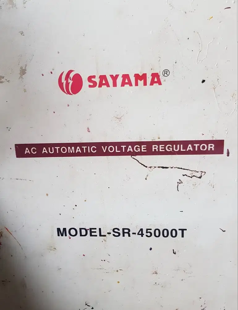 Stabilizer Listrik Sayama 3 phase 45 Kva / 45.000 Va