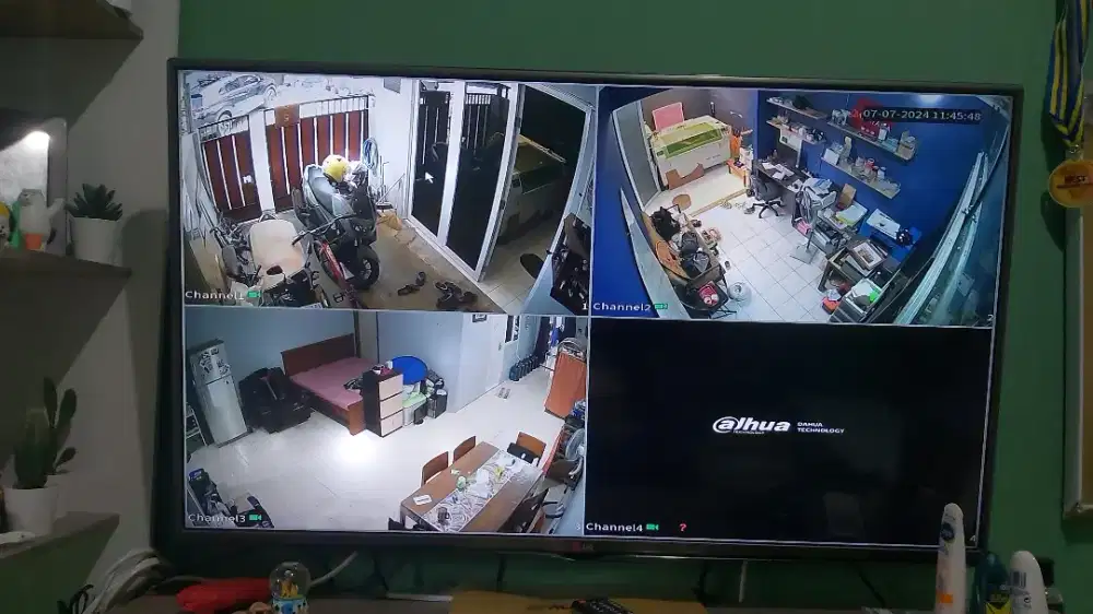 Paket CCTV 4ch 2mp Termasuk Pemasangan dan Setting Online