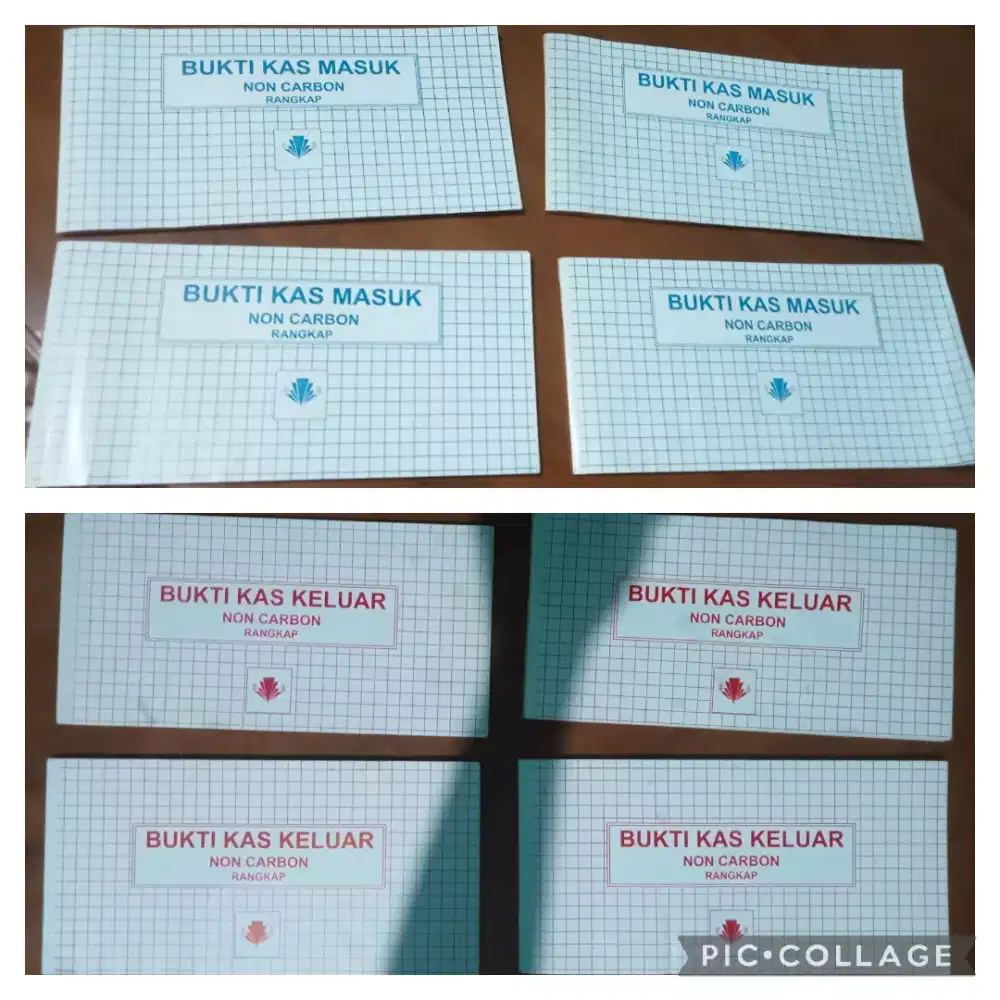 BUKTI KAS MASUK DAN BUKTI KAS KELUAR (RANGKAP, NON CARBON)