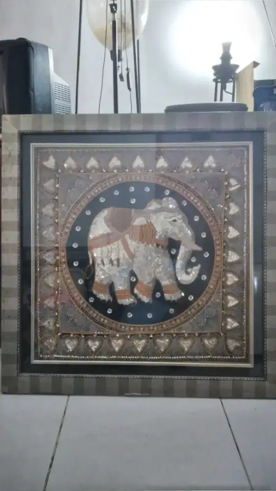 Pajangan Gajah Thailand asli bawa dari Thailand