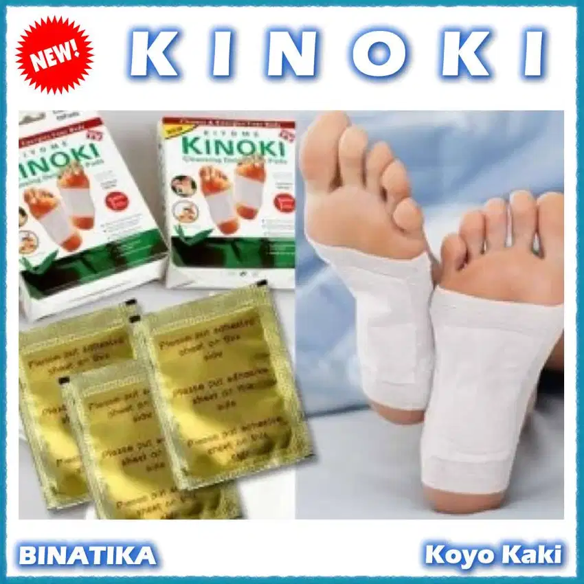 Kinoki Pad Detox Kaki : Mengeluarkan Racun Dalam Tubuh