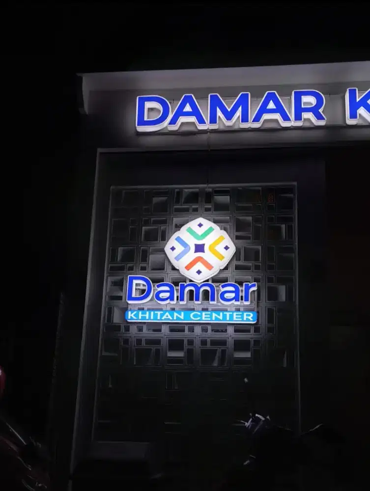 Huruf Timbul Neon Box