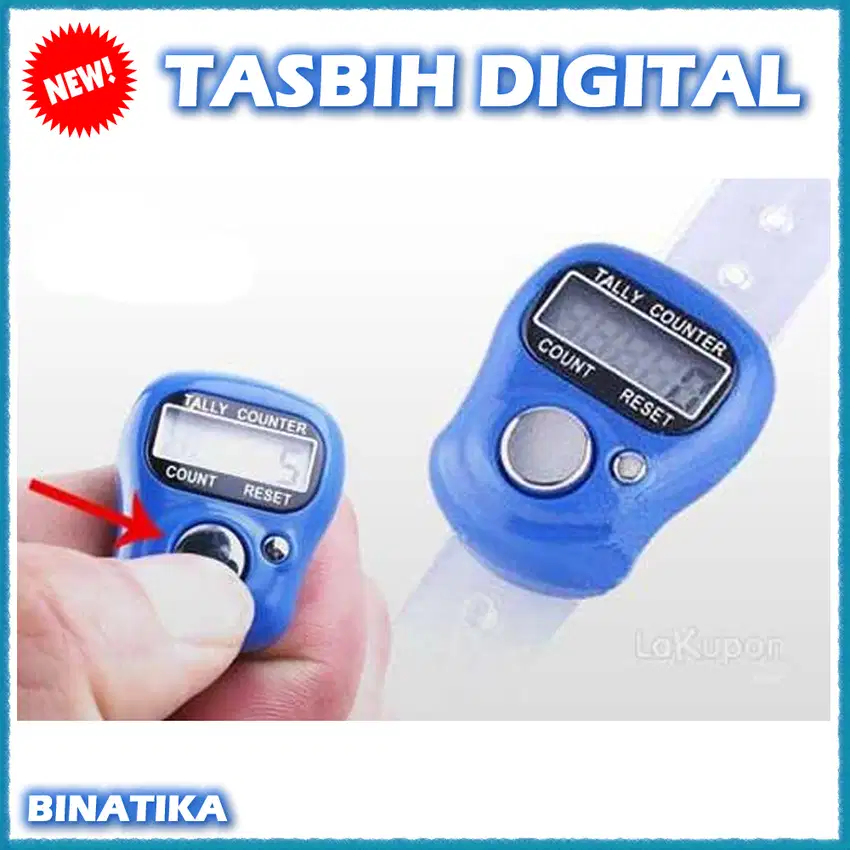 Tasbih Digital Simpel Mudah Digunakan Aneka Warna