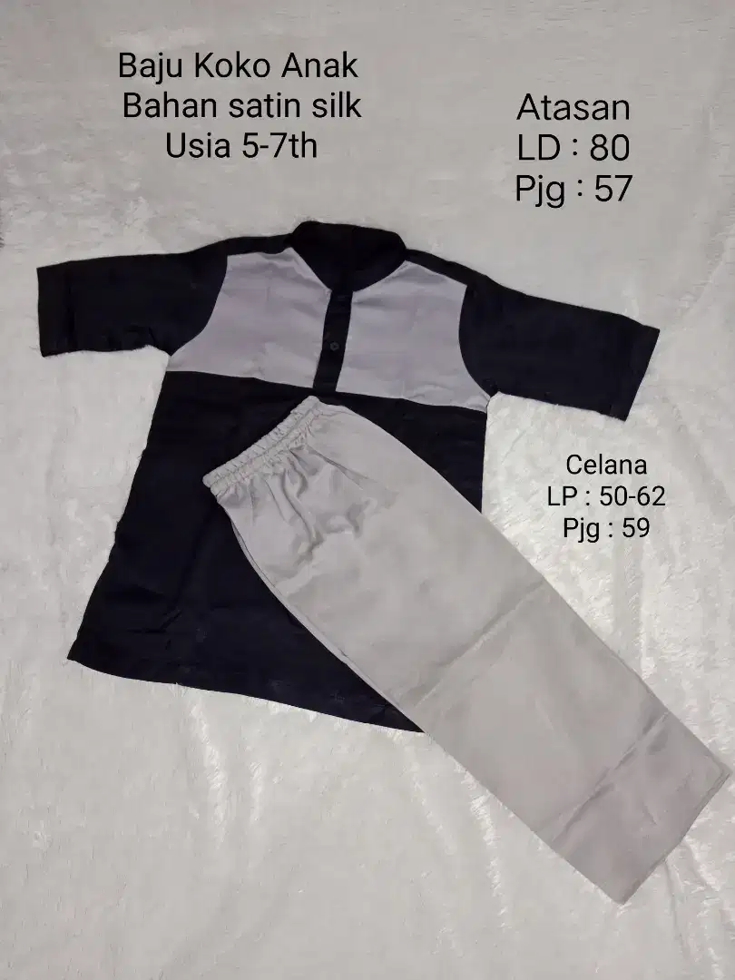 Baju Koko Anak Laki2 5-7th