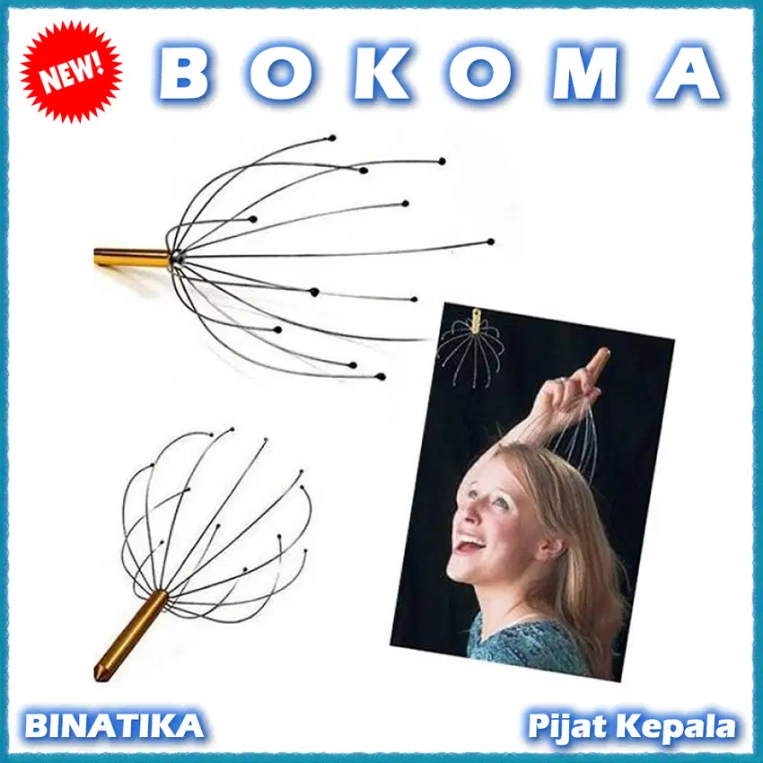 BOKOMA Handy Head Massanger : Alat Pijat Kepala Penghilang Stres