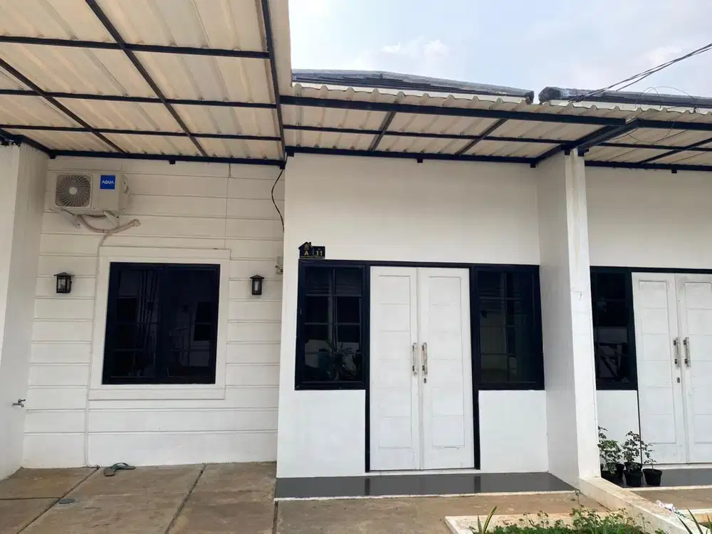 Dikontrakkan rumah 2 kamar tidur sudah 1 kamar ac