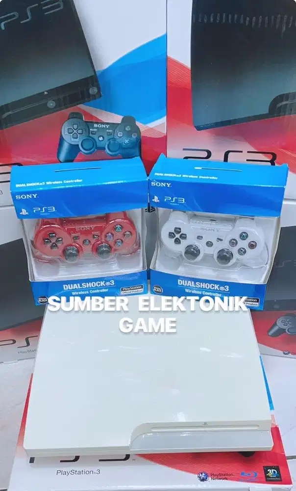 PS3 SLIM HD500GB FULL GAME SIAP COCOK BUAT KADO