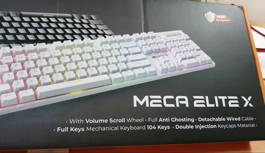 Digital Alliance DA Meca Elite X RGB Mechanical Keyboard - WHITE