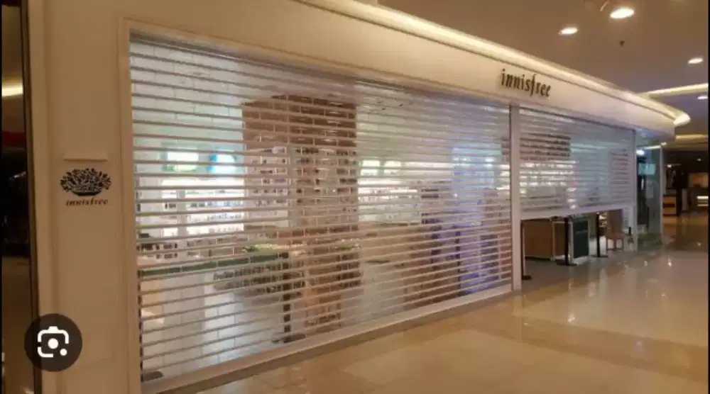 Rolling door folding gate kusen aluminium