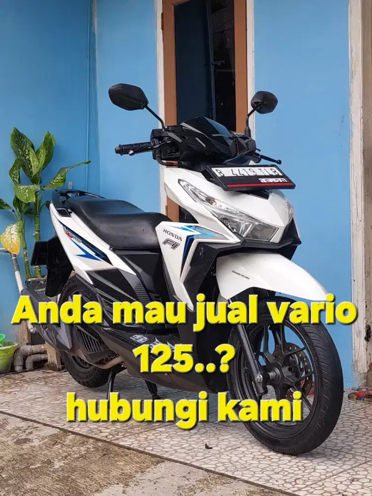 menerima dan membeli vario 125 2016 tua muda