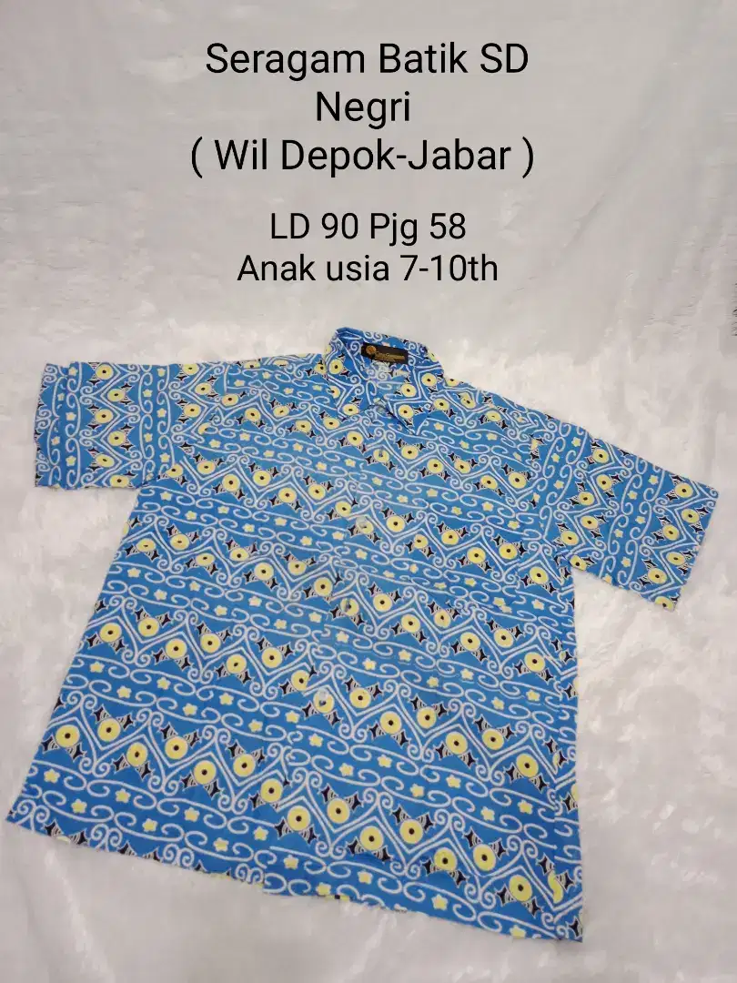 Baju Batik SD Depok