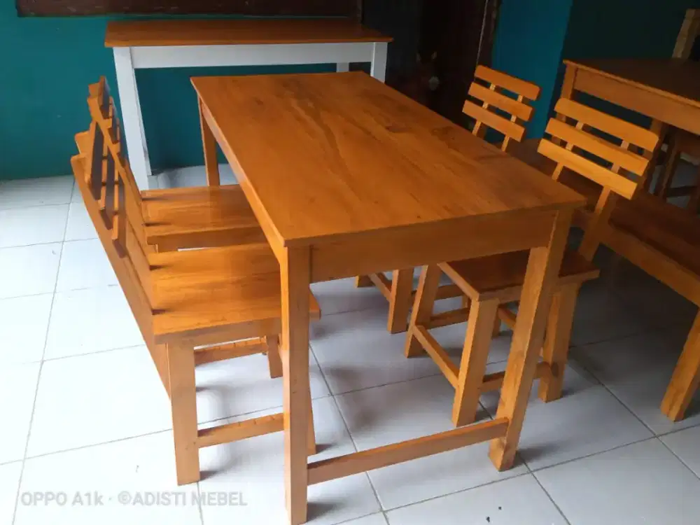 Meja kursi warung cafe warmindo dll
