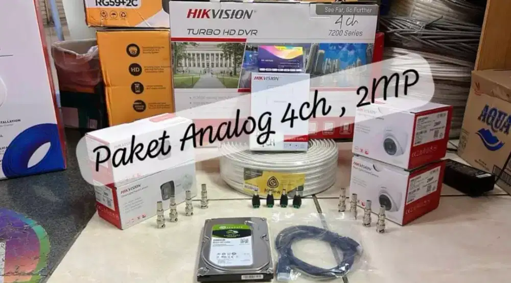 PAKET KAMERA CCTV LENGKAP GRATIS PASANG